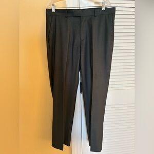 INC International Concepts Men's 34X30 London Regular Fit Grey Dress Pants